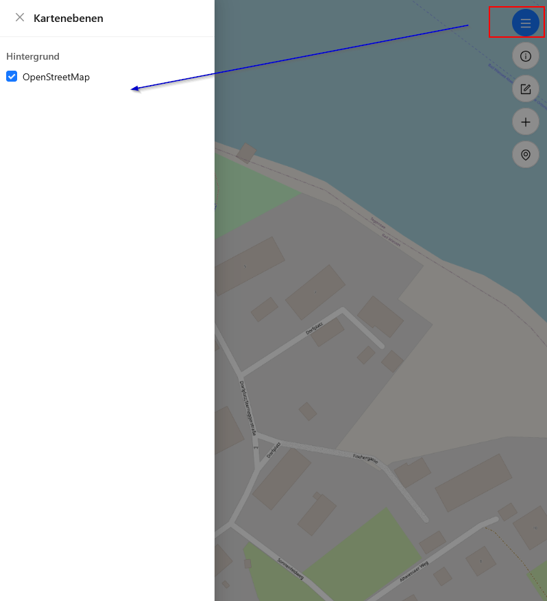 =536x588 Themenbaum, Layersteuerung